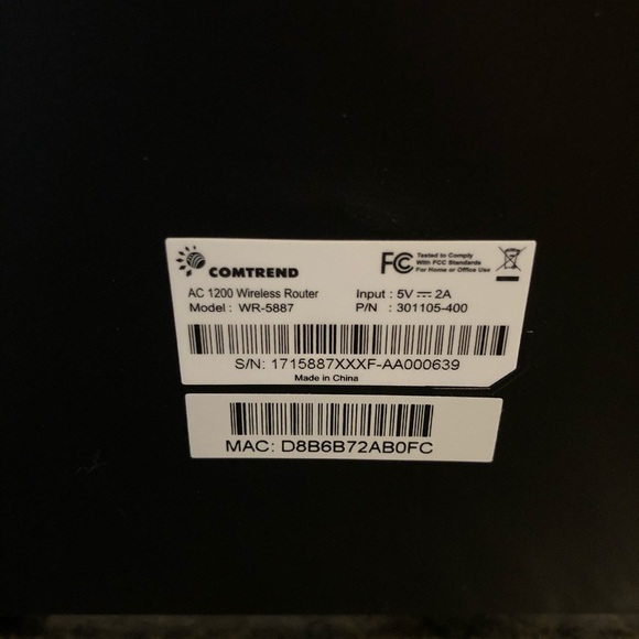 Comtrend AC 1200 Wireless Router WR-5887 - Picture 4 of 4
